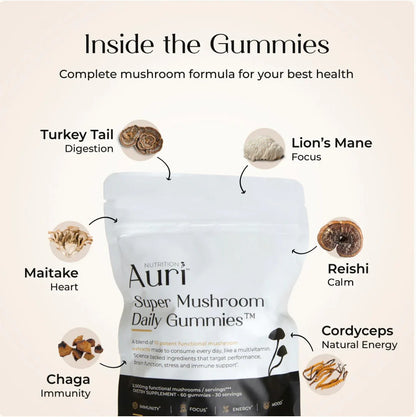 Super Mushroom Daily Gummies®